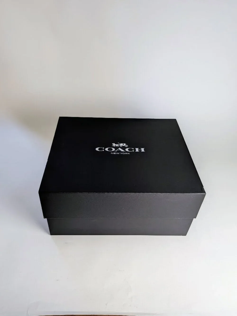 Rare Extra Deep Coach Gift Box | Deep Rigid Storage Box w/ Tissue, Sticker & Ri